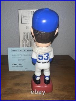 Vintage 1996 Don Drysdale SAM Bobblehead NEW 1/3000 LA Dodgers Brooklyn Big D