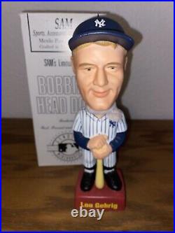 Vintage 1996 Lou Gehrig SAM Bobblehead NEW 1/3000 NY New York Yankees Pinstripes