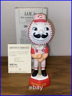 Vintage 1998 Mr. Redlegs Mascot SAM Bobblehead NEW 1/3000 Cincinnati Reds RARE