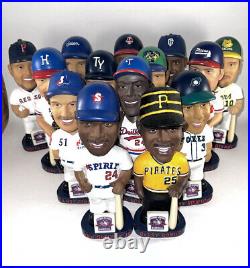 Vintage 2001 MLB Minor League Handpainted Bobblehead Collection (14 Bobbleheads)