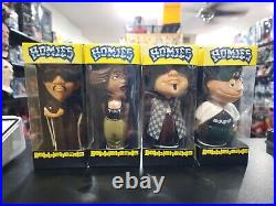 Vintage 2002 Homies 6 Bobble Head Complete Set Of 4-TINY, SAPO, 8-BALL, PREACHER