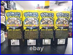 Vintage 2002 Homies 6 Bobble Head Complete Set Of 4-TINY, SAPO, 8-BALL, PREACHER