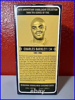 Vintage 2018 NEW! 50th Anniversary Charles Barkley Phoenix Suns Bobblehead NIB