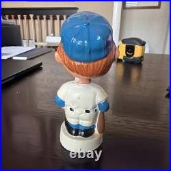 Vintage 4.5 LA Dodgers Bobblehead MLB Baseball 1960s White Circle Base