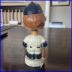 Vintage 4.5 New York Yankees Bobblehead MLB Baseball 1960's White Circle Base