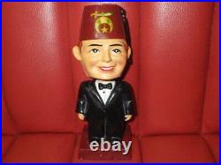 Vintage 50s Freemason Shiner Bobblehead Figurine Collectible USA Memorabilia