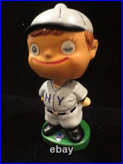 Vintage 60's Blinky Eyed New York Highlanders Baseball Bobblehead Nodder Custom