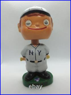 Vintage 60's Blinky Eyed New York Highlanders Baseball Bobblehead Nodder Custom