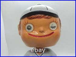 Vintage 60's Blinky Eyed New York Highlanders Baseball Bobblehead Nodder Custom