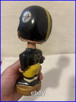 Vintage 60's Sports Specialties Pittsburgh Steelers Gold Based Bobblehead