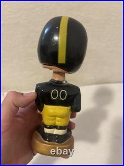 Vintage 60's Sports Specialties Pittsburgh Steelers Gold Based Bobblehead