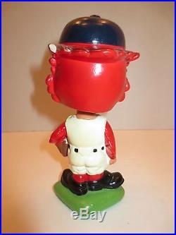 Vintage 60's St. Louis Cardinals Red Bird Mascot Bobble Head Green Base Japan