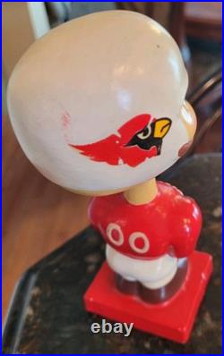 Vintage 60s Arizona Cardinals Bobble Head Nodder Go-Go-Go Falstaff NFL Football