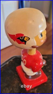 Vintage 60s Arizona Cardinals Bobble Head Nodder Go-Go-Go Falstaff NFL Football