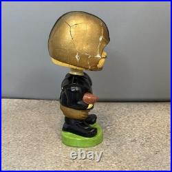 Vintage 60s Bobblehead Nodder Iowa Hawkeyes Football Toes Up Japan Repaired RARE