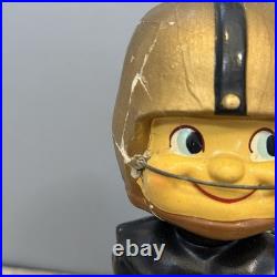Vintage 60s Bobblehead Nodder Iowa Hawkeyes Football Toes Up Japan Repaired RARE Vintage 60s Bobblehead Nodder Iowa Hawkeyes Football Toes Up Japan Repaired RARE