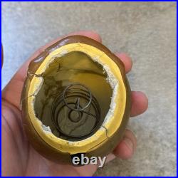 Vintage 60s Bobblehead Nodder Iowa Hawkeyes Football Toes Up Japan Repaired RARE