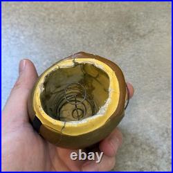 Vintage 60s Bobblehead Nodder Iowa Hawkeyes Football Toes Up Japan Repaired RARE