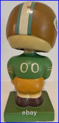 Vintage'60s Green Bay Packers Bobblehead Nodder Square Base Japan NFL Rare