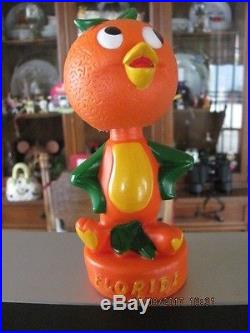 Vintage 70's Disneyland Florida Orange Bird Bobblehead/nodder Made In Hong Kong