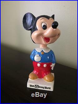 Vintage 70's Walt Disney Mickey Mouse Nodder Bobblehead Disney World