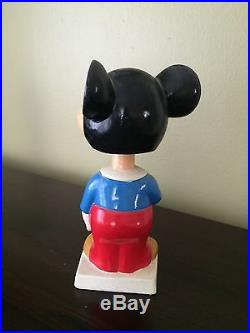 Vintage 70's Walt Disney Mickey Mouse Nodder Bobblehead Disney World