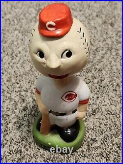 Vintage 70s Cincinnati Reds MLB Baseball Bobble Head