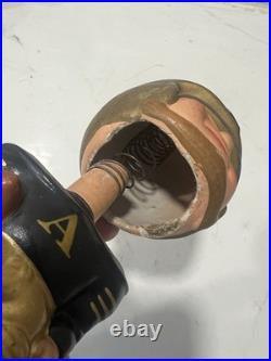 Vintage ARMY College Football Nodder Bobblehead Ceramic Made in Japan 1962 Read