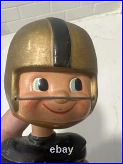 Vintage ARMY College Football Nodder Bobblehead Ceramic Made in Japan 1962 Read