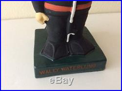 Vintage Advertising Wally Waterlung Bobble Head Scuba Gear
