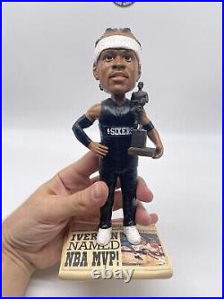 Vintage Allen Iverson Philadelphia 76ers Sixers MVP Newspaper BobbleHead SAMPLE