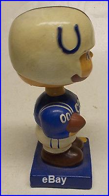 Vintage BALTIMORE COLTS bobblehead nodder EXCELLENT japan 1960s blue square Vintage BALTIMORE COLTS bobblehead nodder EXCELLENT japan 1960s blue square