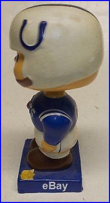 Vintage BALTIMORE COLTS bobblehead nodder EXCELLENT japan 1960s blue square Vintage BALTIMORE COLTS bobblehead nodder EXCELLENT japan 1960s blue square