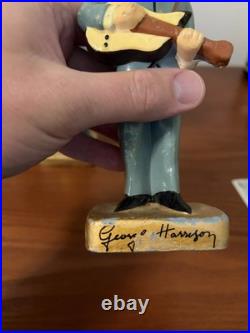 Vintage BEATLES 1964 CAR MASCOTS BOBBLE HEAD 8 INCH NODDERS Complete Set