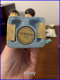 Vintage BEATLES 1964 CAR MASCOTS BOBBLE HEAD 8 INCH NODDERS Complete Set