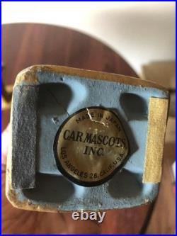 Vintage BEATLES 1964 CAR MASCOTS BOBBLE HEAD 8 INCH NODDERS Complete Set