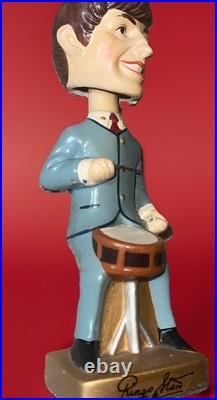 Vintage BEATLES 1964 CAR MASCOTS BOBBLE HEAD 8 INCH NODDER Ringo Starr Vintage BEATLES 1964 CAR MASCOTS BOBBLE HEAD 8 INCH NODDER Ringo Starr
