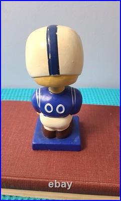 Vintage Baltimore Colts 1960's Bobblehead Nodder Blue Square Base