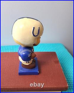 Vintage Baltimore Colts 1960's Bobblehead Nodder Blue Square Base
