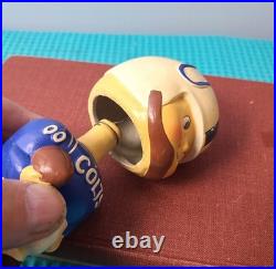 Vintage Baltimore Colts 1960's Bobblehead Nodder Blue Square Base