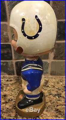 Vintage Baltimore Colts 1960's NFL Bobblehead Nodder. With Box. 1967 Rare