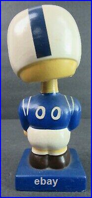 Vintage Baltimore Colts Blue Square Base Bobbin Head Nodder Near Mint Condition
