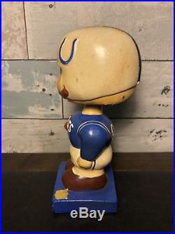 Vintage Baltimore Colts Blue Square Base Bobblehead Nodder
