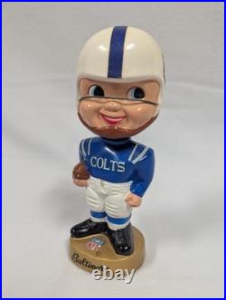 Vintage Baltimore Colts Bobblehead 1967 Nodder Gold Base Japan Football Player