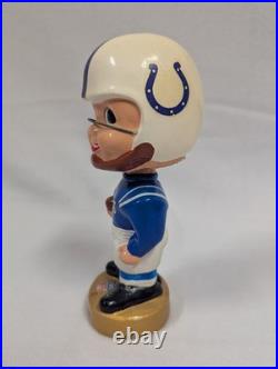 Vintage Baltimore Colts Bobblehead 1967 Nodder Gold Base Japan Football Player