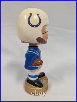 Vintage Baltimore Colts Bobblehead 1967 Nodder Gold Base Japan Football Player