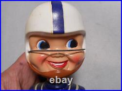 Vintage Baltimore Colts NFL Gold Base Bobble Head 7 3/8