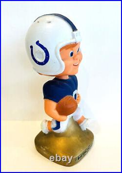 Vintage Baltimore Colts RUNNING POSE NFL Football Mascot Boy Face Bobblehead Vintage Baltimore Colts RUNNING POSE NFL Football Mascot Boy Face Bobblehead