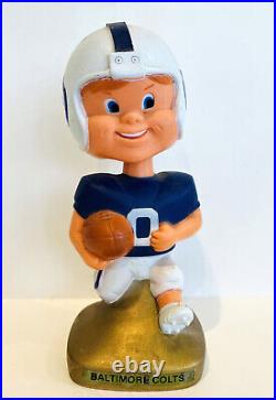 Vintage Baltimore Colts RUNNING POSE NFL Football Mascot Boy Face Bobblehead Vintage Baltimore Colts RUNNING POSE NFL Football Mascot Boy Face Bobblehead