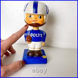 Vintage Baltimore Colts Square Base Bobblehead Bobble Head Nodder Official NFL Vintage Baltimore Colts Square Base Bobblehead Bobble Head Nodder Official NFL